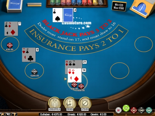 online Casino Black Jack spielen